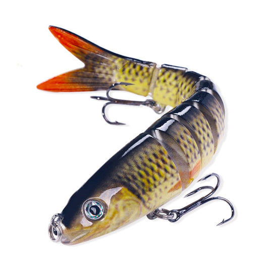 HENGJIA JM063 Leurre de pêche multi-sections 8 sections à plomb, taille : 13,4 cm 18 g (15)