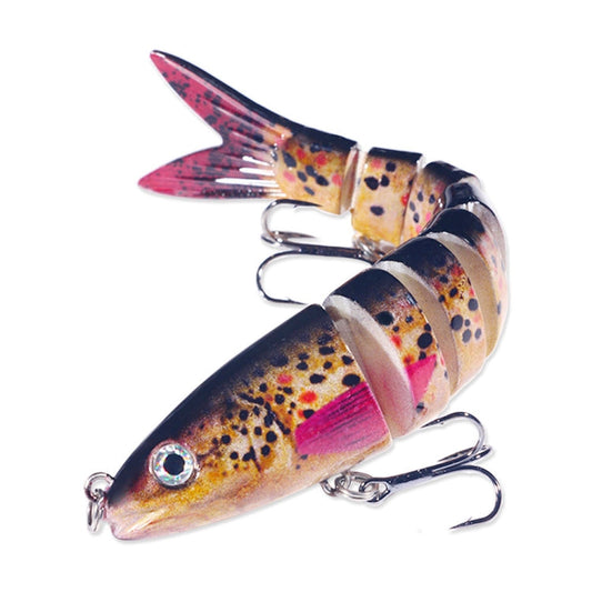 HENGJIA JM063 Leurre Articulé Coulant 8 Sections, Taille : 13,4cm 18g(16)