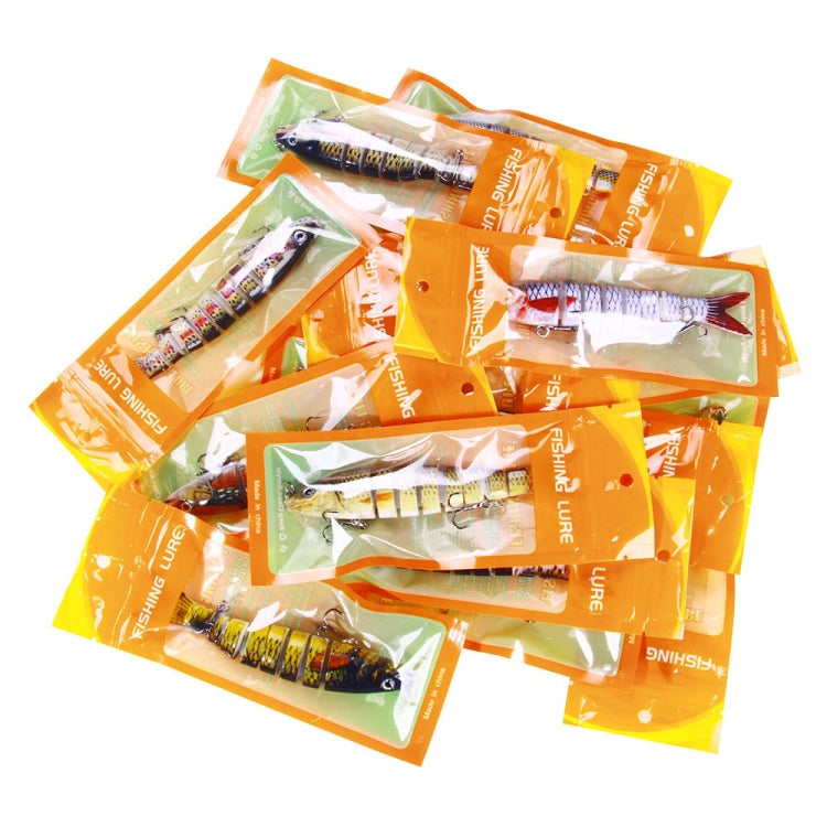 HENGJIA JM063 Multi-Section Fake Bait 8 Section Sinker Lures, Size: 13.4cm 18g(4)