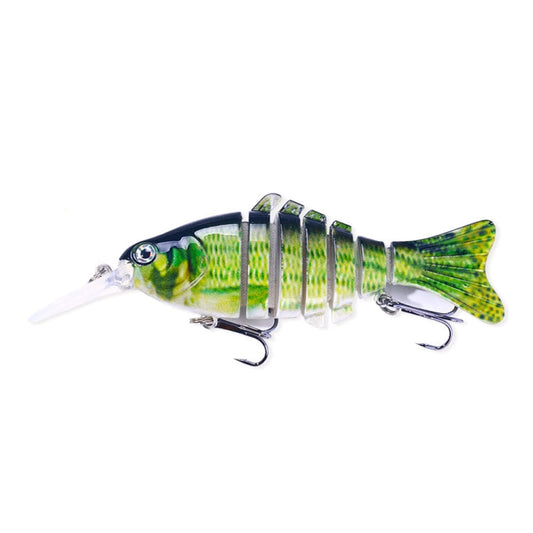 HENGJIA JM065 12cm Leurre de pêche Luya appât multi-segments coulant (3)