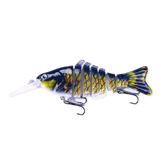 HENGJIA JM065 12cm Leurre de Pêche Luya Appât Poisson Multi-Sections Coulant (4)