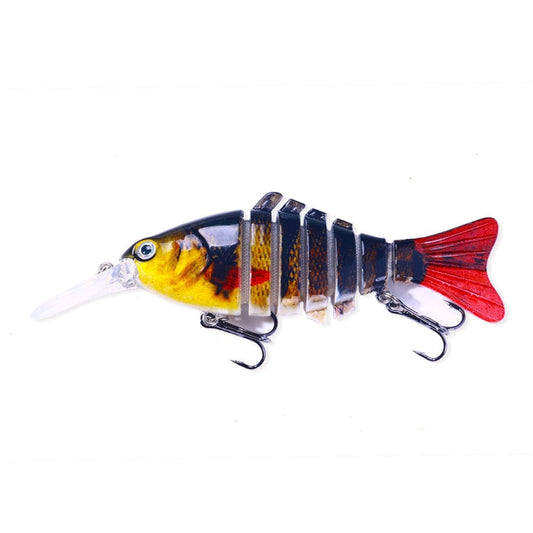HENGJIA JM065 12cm Leurre de pêche Luya appât multi-sections poisson coulant (9)