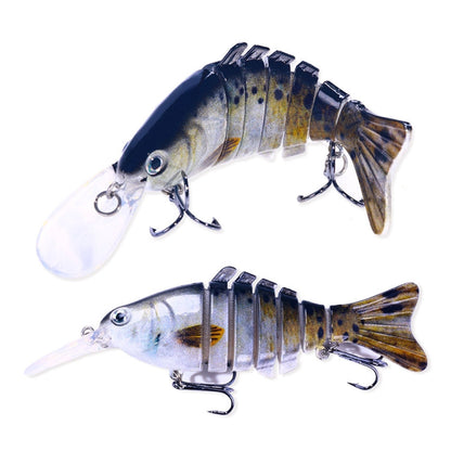 HENGJIA JM065 12cm Luya Fishing Gear Bait Multi-Section Fish Sinking Lure(7)