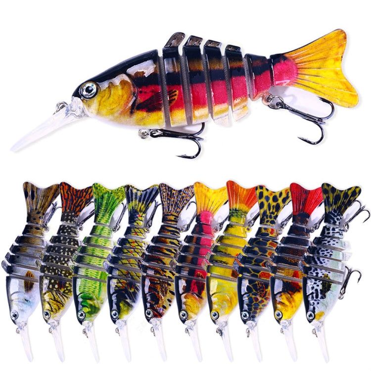 HENGJIA JM065 12cm Luya Fishing Gear Bait Multi-Section Fish Sinking Lure(7)