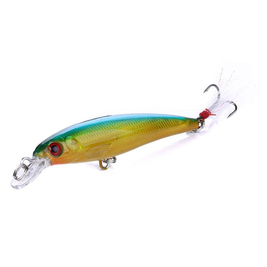 HENGJIA MI094 Leurre de pêche Minnow de simulation laser, Couleur : 1