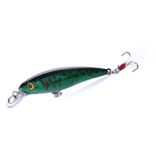 HENGJIA MI094 Leurre de pêche Minnow de simulation laser, Couleur : 2