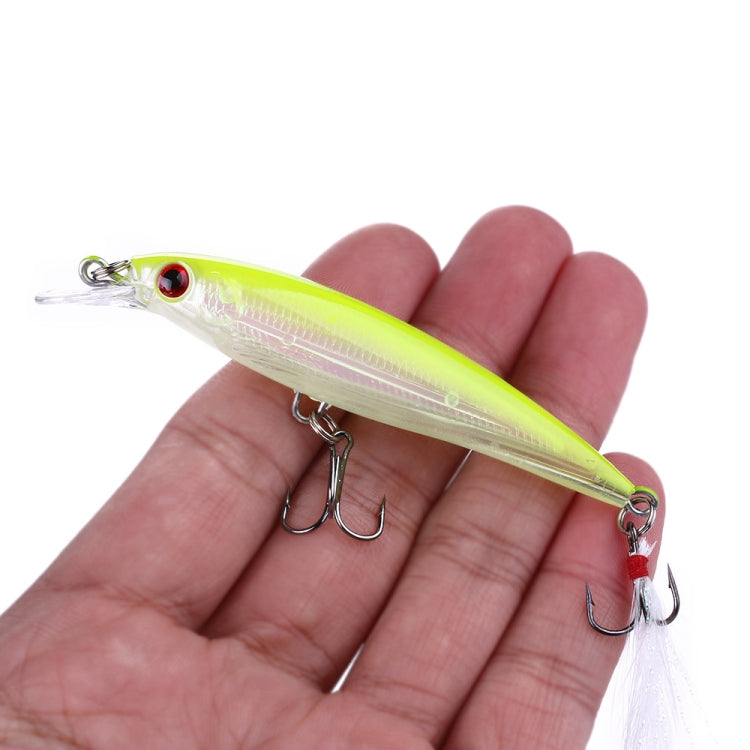 HENGJIA MI094 Simulation Laser Fake Lures Minnow Fishing Baits, Color: 2