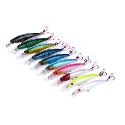 HENGJIA MI094 Simulation Laser Fake Lures Minnow Fishing Baits, Color: 3