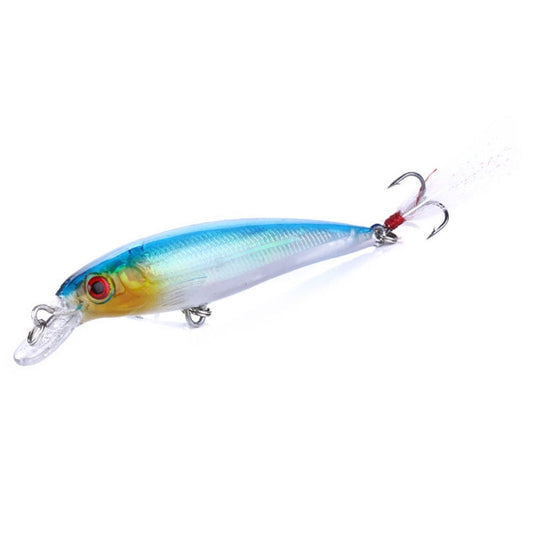 HENGJIA MI094 Leurre de pêche Minnow de simulation laser, couleur : 4