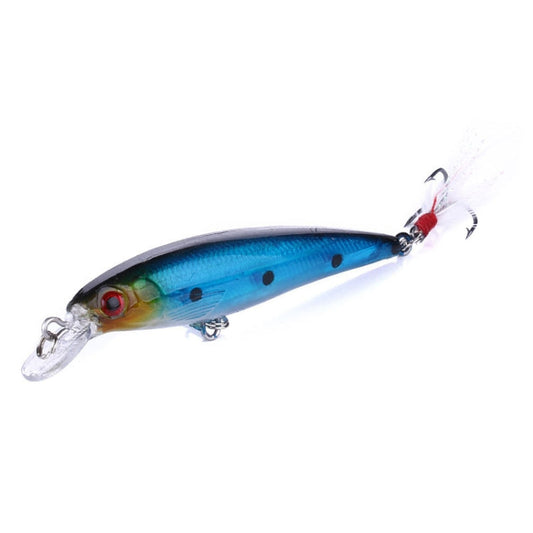 HENGJIA MI094 Leurre de pêche Minnow de simulation laser, Couleur : 7