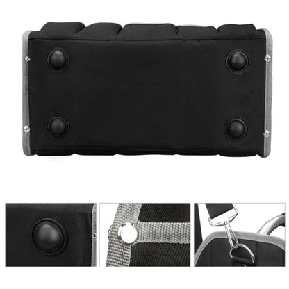 WESSLECO Thickened Oxford Cloth Portable Multifunctional Repair Tool Kit(Black)