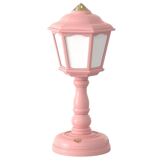 GIVELONG Retro Table Lamp USB Charging Small Night Light, Style: 320-1 Red