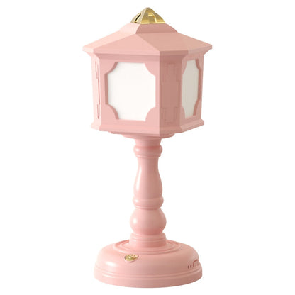 GIVELONG Retro Table Lamp USB Charging Small Night Light, Style: 321-1 Red