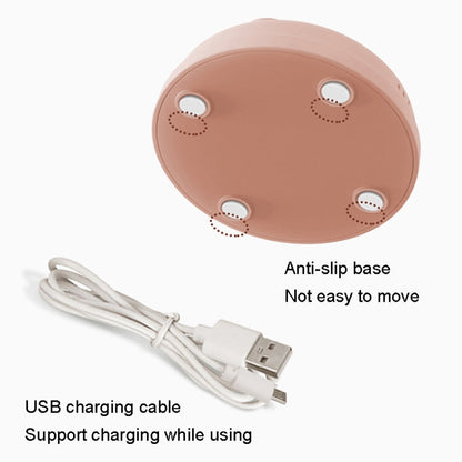 GIVELONG Retro Table Lamp USB Charging Small Night Light, Style: 321-5 Purple
