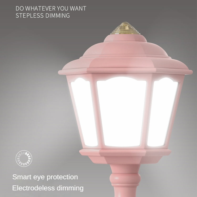 GIVELONG Retro Table Lamp USB Charging Small Night Light, Style: 322-1 Red