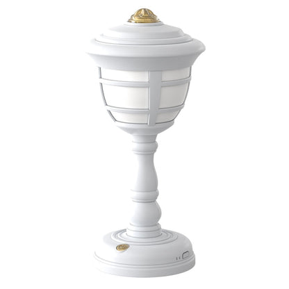 GIVELONG Retro Table Lamp USB Charging Small Night Light, Style: 322-6 White