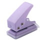 kw-trio 92A0 10 Pages Single Hole Mini Loose Leaf Puncher(Purple)
