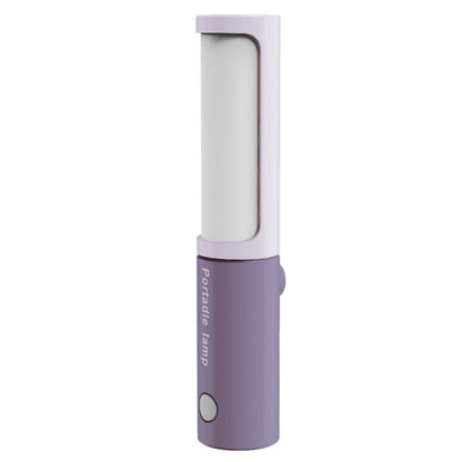 GIVELONG Handheld Mini Magnetic Lamp LED Intelligent Infinity Button Type Desk Lamp(Purple)