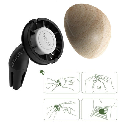 bbdd Mushroom Car Air Vent Aromatherapy Ornament(Shatin)