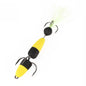 W.P.E PMG-M Leurre souple avec hameçon en mousse, trois hameçons triples, leurres artificiels, taille : M(01)