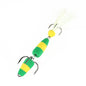 W.P.E PMG-M Foam Hook Soft Worm Bait Three Anchor Hook Fake Lures, Size: M(13)