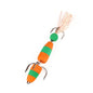W.P.E PMG-M Foam Hook Soft Worm Bait Three Anchor Hook Fake Lures, Size: M(19)