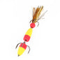 W.P.E PMG-M Foam Hook Soft Worm Bait Three Anchor Hook Fake Lures, Size: M(25)