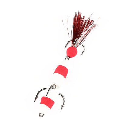 W.P.E PMG-M Foam Hook Soft Worm Bait Three Anchor Hook Fake Lures, Size: M(32)