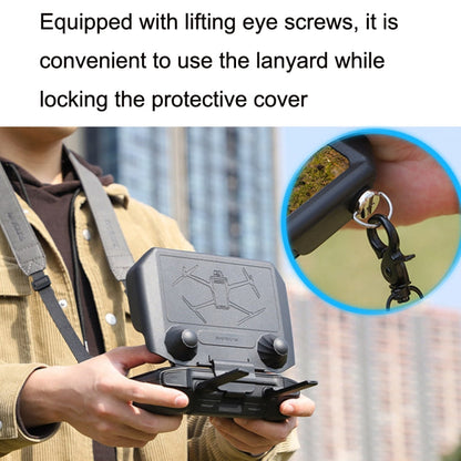 Sunnylife YK558 With Screen Remote Control Shielding Protection Cover For DJI Mini 3 / 3 Pro / Mavic 3 / RC Pro(Black)