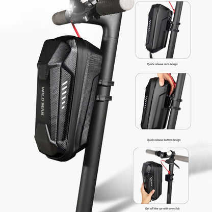 WILD MAN  ES8X Electric Scooter Bicycle Fast Disassembly Hanging Bag EVA Hard Shell Bag, Size: 3L(Black)