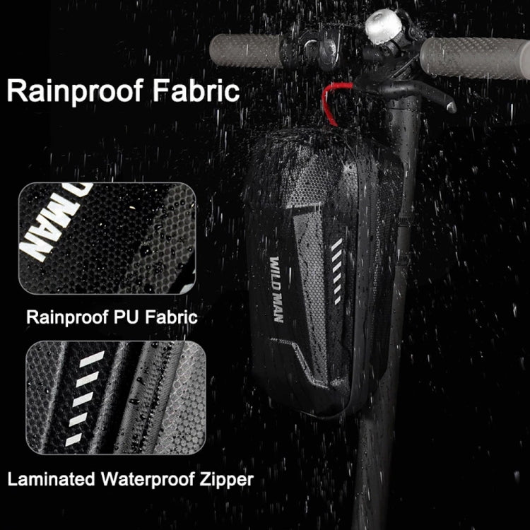 WILD MAN  ES8X Electric Scooter Bicycle Fast Disassembly Hanging Bag EVA Hard Shell Bag, Size: 3L(Black)