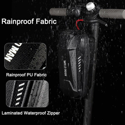 WILD MAN  ES8X Electric Scooter Bicycle Fast Disassembly Hanging Bag EVA Hard Shell Bag, Size: 3L(Black)