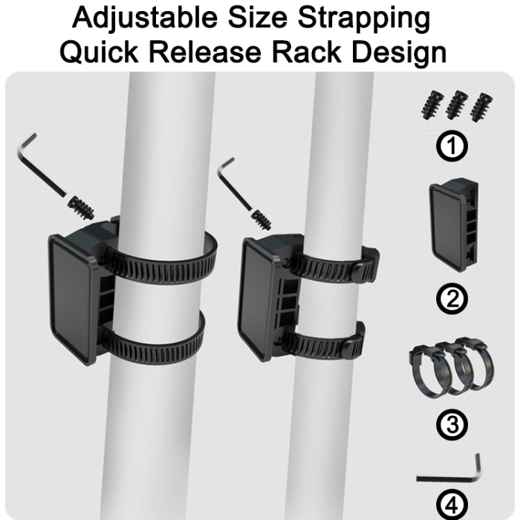 WILD MAN  ES8X Electric Scooter Bicycle Fast Disassembly Hanging Bag EVA Hard Shell Bag, Size: 4L(Black)