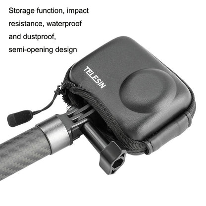 For DJI Osmo Action 3 TELESIN OA-BAG-002 Body Protective Bag Mini Storage Package Camera Accessories(Black)