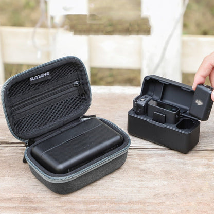 Pour la boîte de protection portable de microphone sans fil DJI MIC Sunnylife B557 (gris foncé)