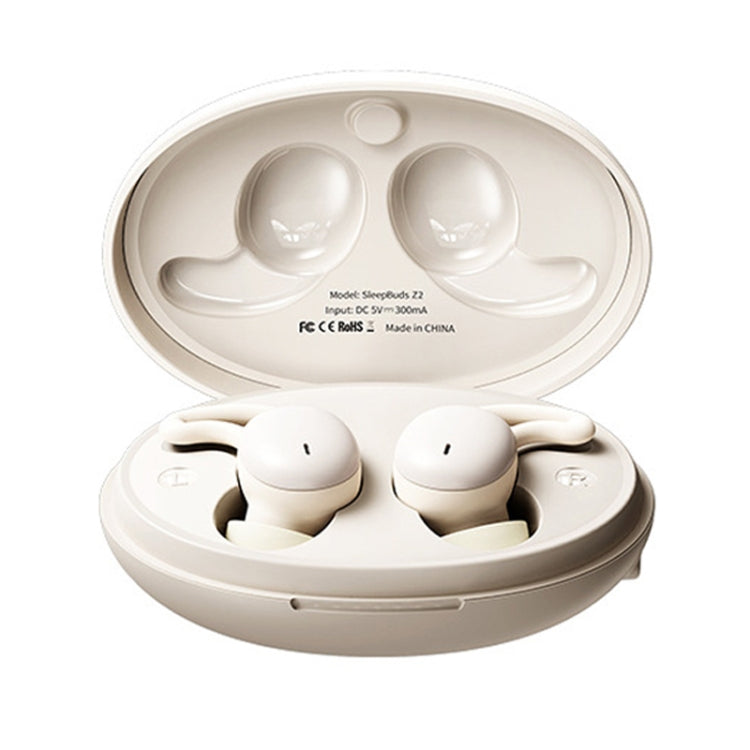 REMAX SleepBuds Z2 Sleep Wireless Music Headphones Half In-Ear Stereo TWS Bluetooth Earphone(Beige)