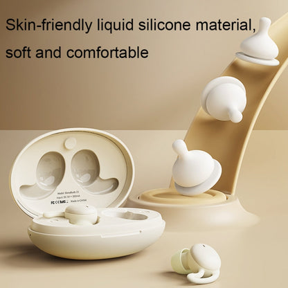 REMAX SleepBuds Z2 Sleep Wireless Music Headphones Half In-Ear Stereo TWS Bluetooth Earphone(Beige)
