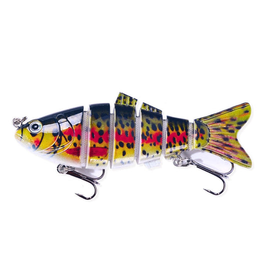 Leurre bionique à segments multiples HENGJIA JM061 pour poissons, leurres immergés, taille : 10 cm 18 g (2)