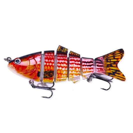 HENGJIA JM061 Leurre bionique multi-segments en forme de poisson, leurres coulants, taille : 10cm 18g(7)