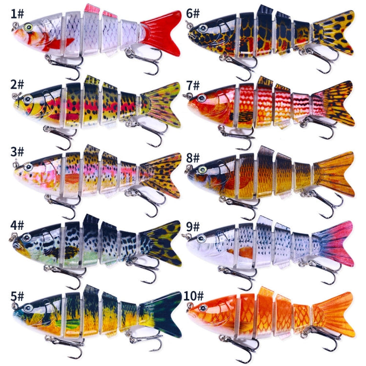HENGJIA JM061 Multi-segment Fish Bionic Lure Submerged Lures, Size: 10cm 18g(10)