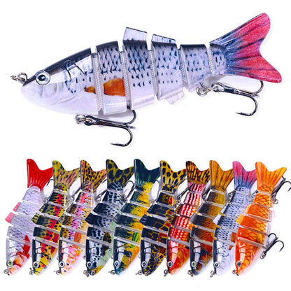 HENGJIA JM061 Multi-segment Fish Bionic Lure Submerged Lures, Size: 10cm 18g(5)
