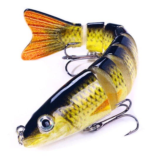 HENGJIA JM064 Leurre de pêche mer multi-sections bionique coulant, Taille : 12,8cm 18g(6)