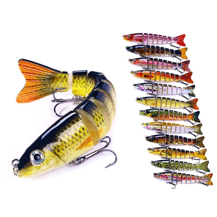 HENGJIA JM064 Multi-section Fish Minnow Bionic Fake Lures Sea Fishing Sinking Lures, Size: 12.8cm 18g(7)