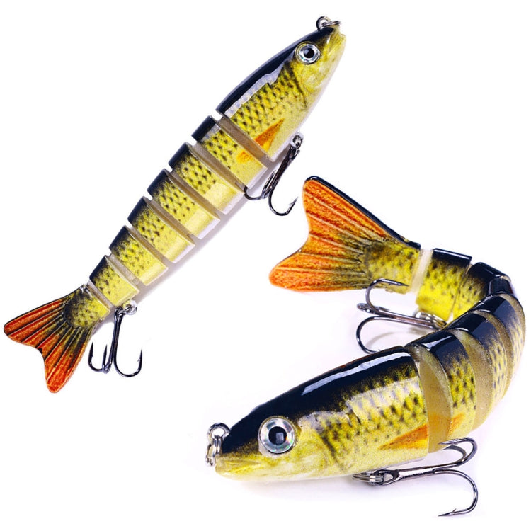 HENGJIA JM064 Multi-section Fish Minnow Bionic Fake Lures Sea Fishing Sinking Lures, Size: 12.8cm 18g(7)
