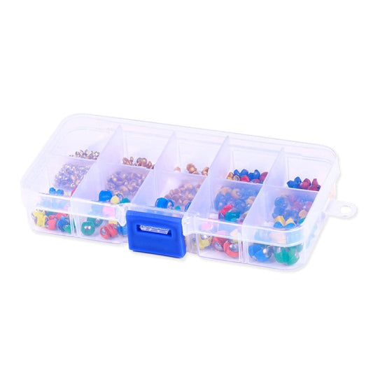 HENGJIA JI081-1 212 pcs/boîte Kit d'accessoires de pêche lestés à plomb de morsure