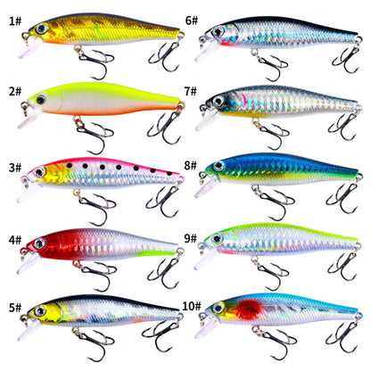HENGJIA MI160 8.8cm 9g Leurre flottant Minnow Faux appât, Couleur: 7