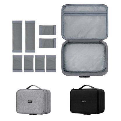 Baona BN-B013 Stamp Business License Organizer With Combination Lock(Grey)