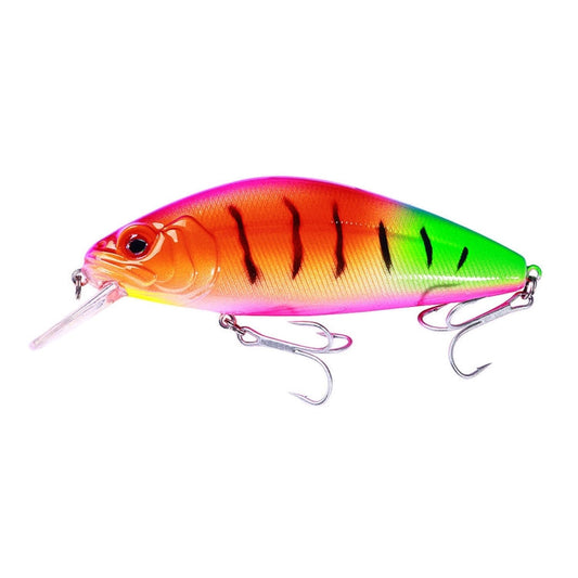 HENGJIA Leurre artificiel Minnow coulant longue distance, taille : 9,5 cm 15 g (rayures rouges et noires)