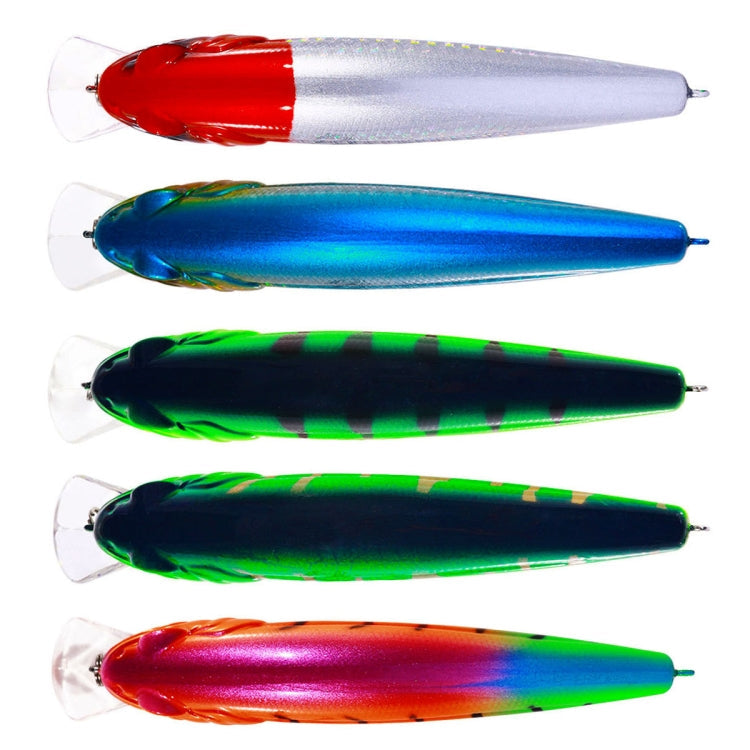 HENGJIA Long-distance Casting Sinking Minnow False Bait, Size: 12cm 32g(Green Yellow Stripe)