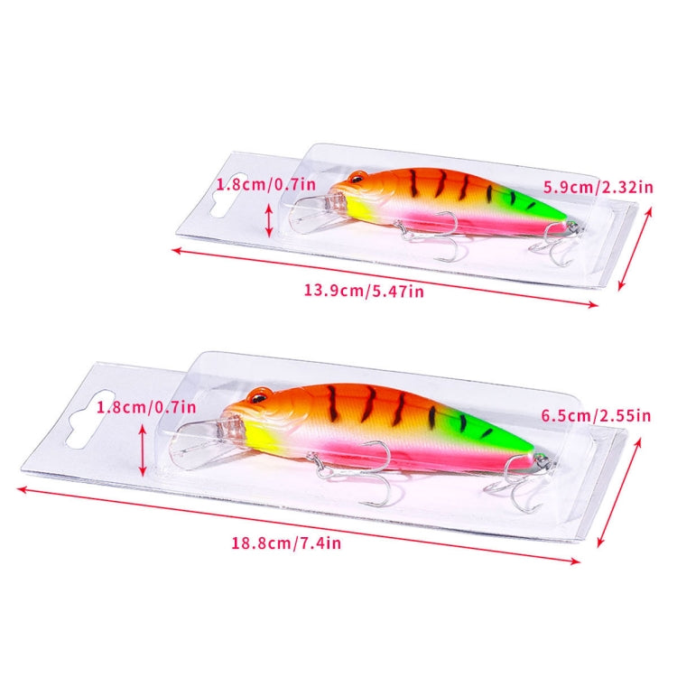 HENGJIA Long-distance Casting Sinking Minnow False Bait, Size: 12cm 32g(Sky Blue)